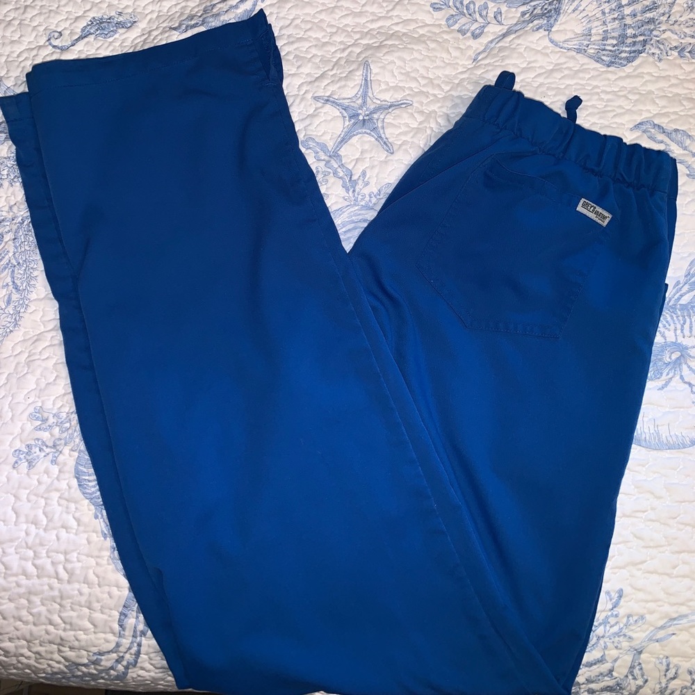Greys Anatomy TALL blue scrub pants